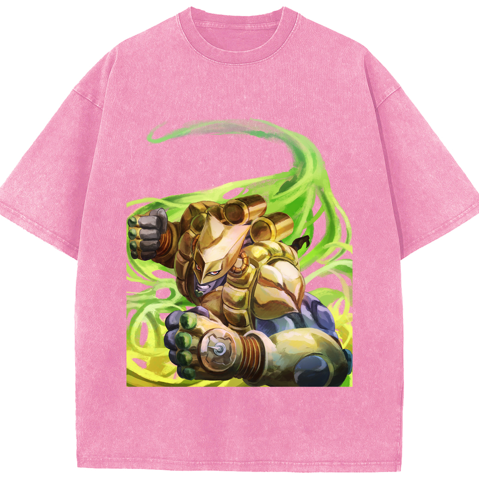 （画像用） ジョジョの奇妙な冒険 ディオ?ブランドー JoJo's Bizarre Adventure Dio Brando 綿100% ヴィンテージ風 半袖Tシャツ（フロントプリント）